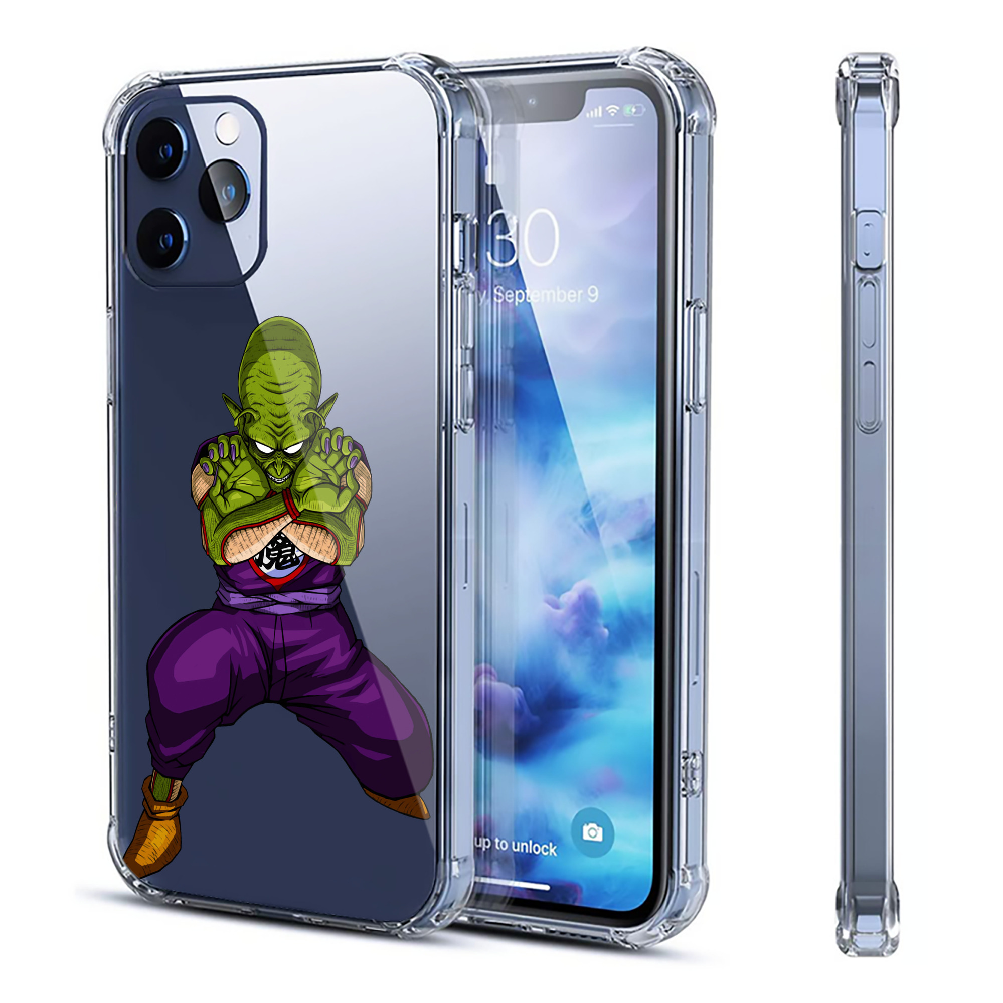 （画像用） ドラゴンボール DRAGON BALL 【iPhone 12シリーズ対応】透明スマホケース（クリアソフトケース）